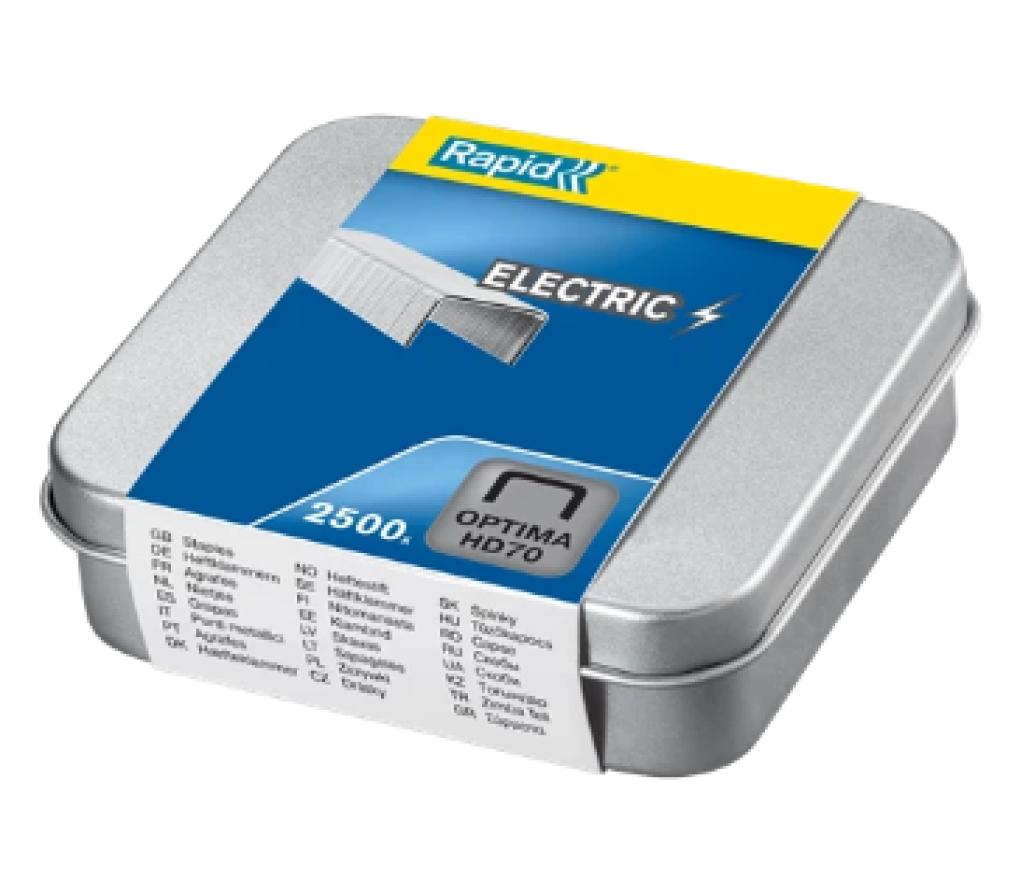 Nietjes Rapid 5001375 Optima HD70 Electric doos/2500 - Per pak