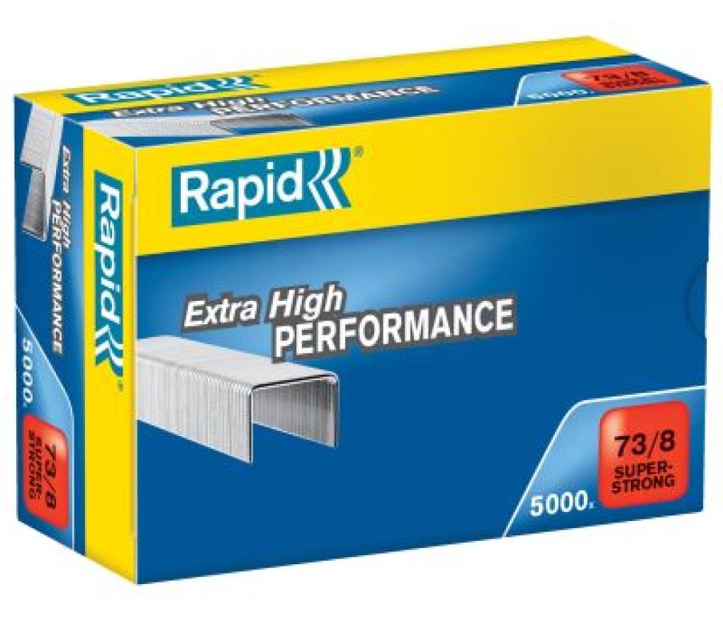 Nietjes Rapid 73/8 super strong gegalvaniseerd doos/5000 - Per pak