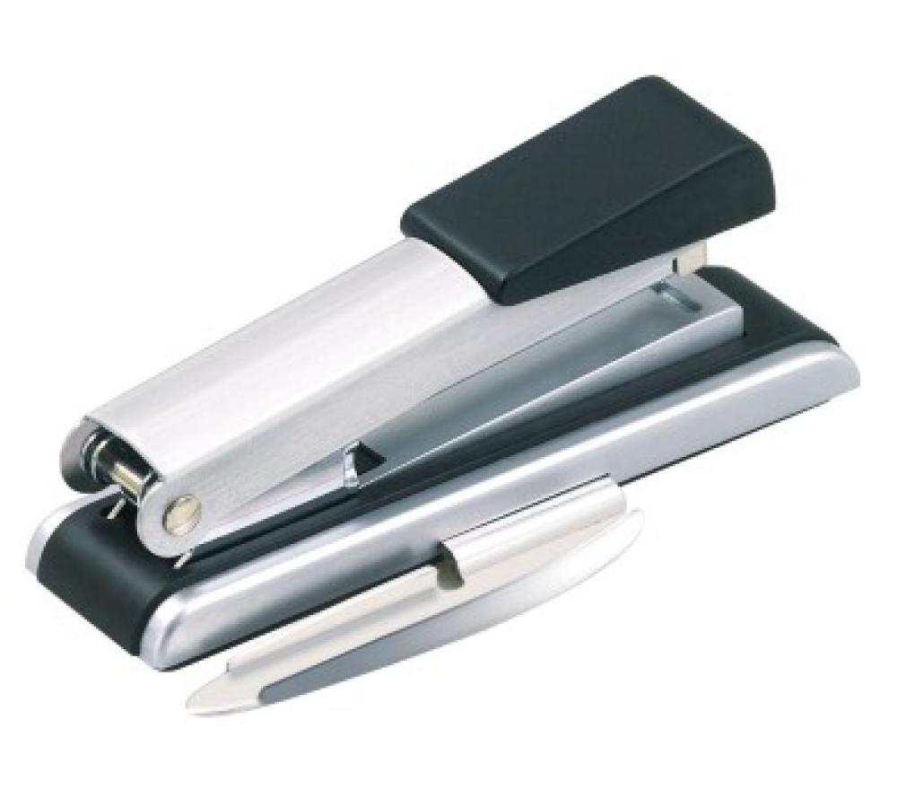 Nietmachine Bostitch B8R flat clinch met ontnieter chrome/zwart - Per stuk