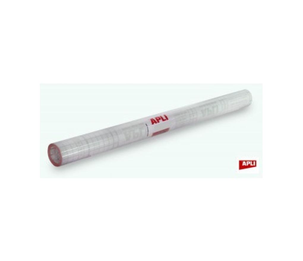 Zelfklevende plastic op rol 45 cm x 5 m 80 micron herpositioneerbaar - Per stuk