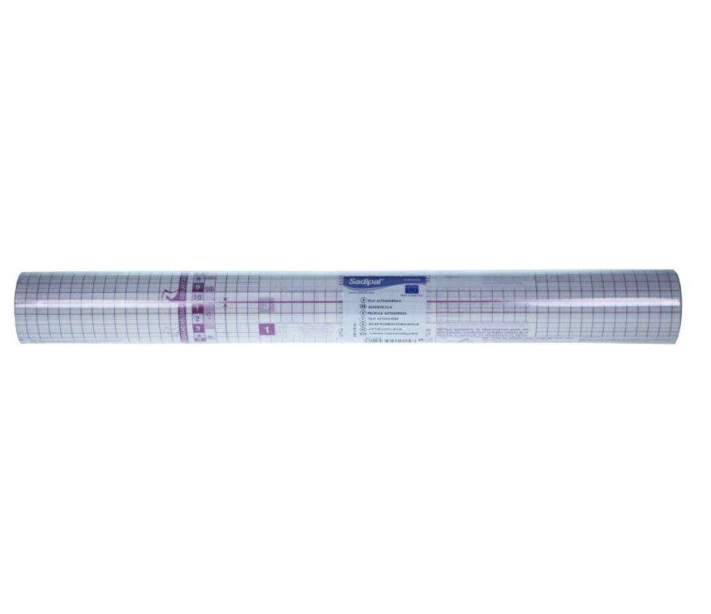 Zelfklevende plastic op rol 60 cm x 25 m 80 micron herpositioneerbaar - Per stuk