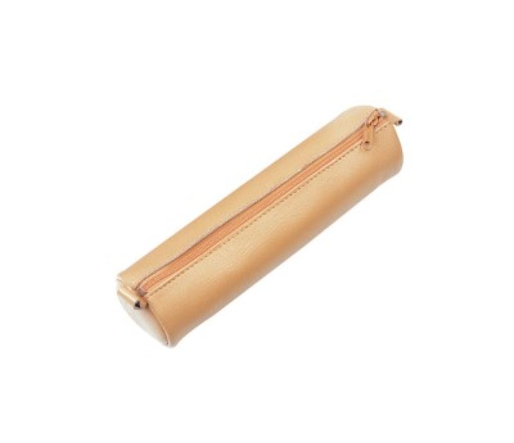 Pennenzak Alassio leder 21 x 6 cm natuur - Per stuk