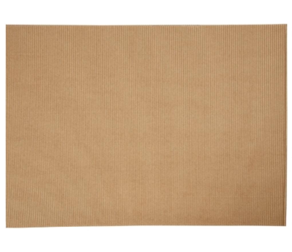 Golf- of ribkarton 50 x 70 cm bruin vel/10 - Per pak