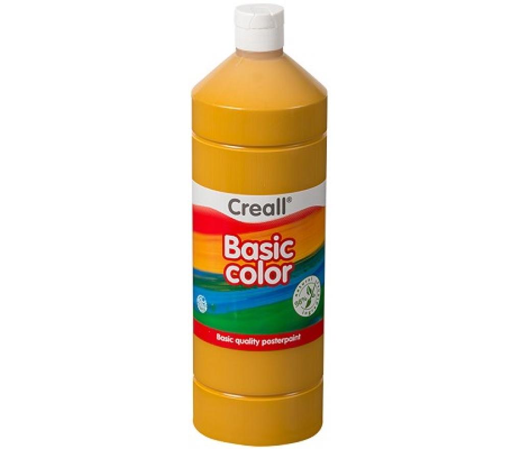 Plakkaatverf Creall Basic color 1000 ml 17 oker - Per stuk