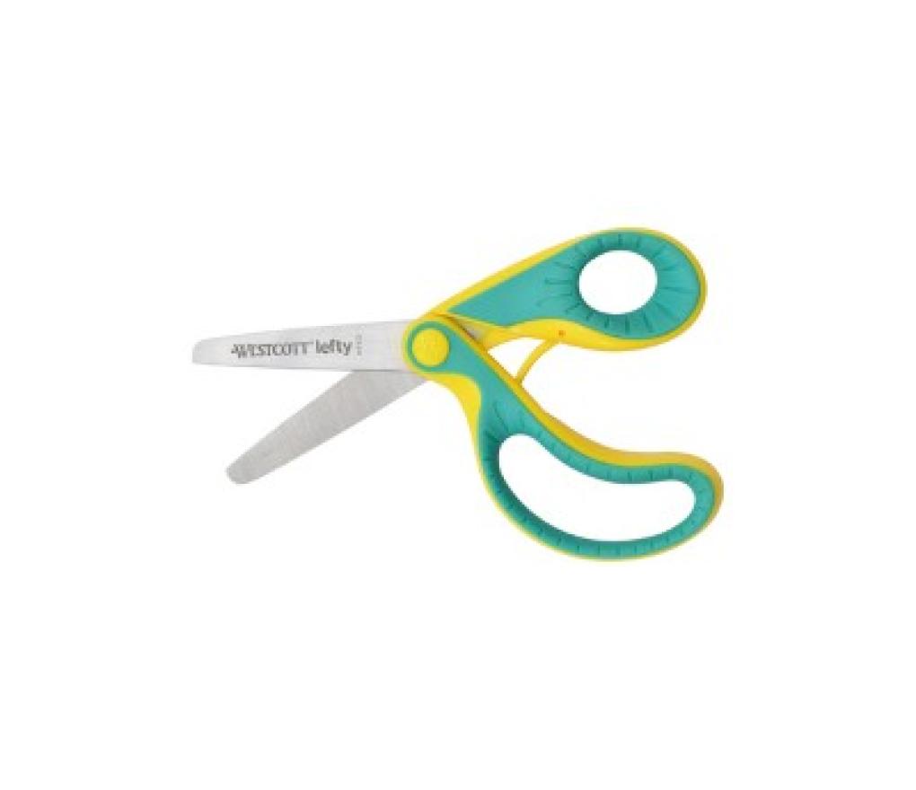 Schaar Westcott Ergo 13 cm soft grip linkshandig - Per stuk