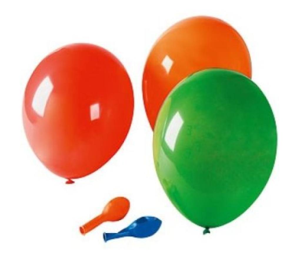 Ballonnen gekleurd diameter 20 cm zak/100 - Per pak