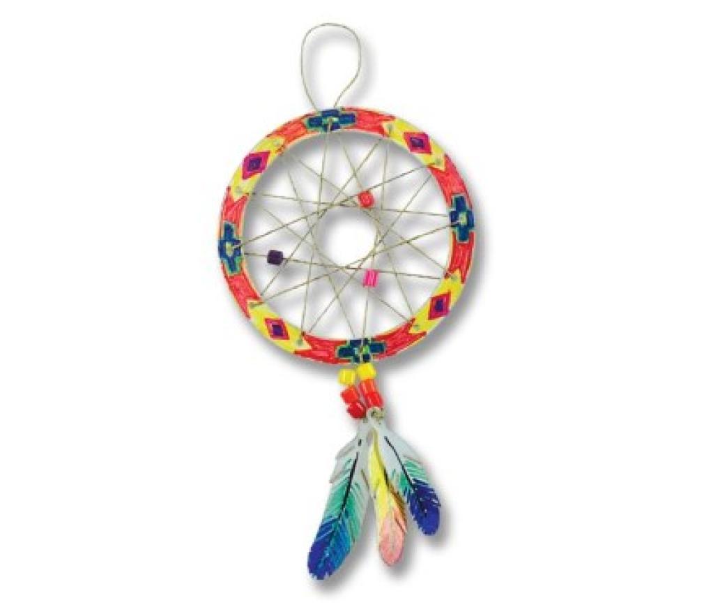 Dromenvanger in karton 13 cm met accessoires set/12 - Per pak