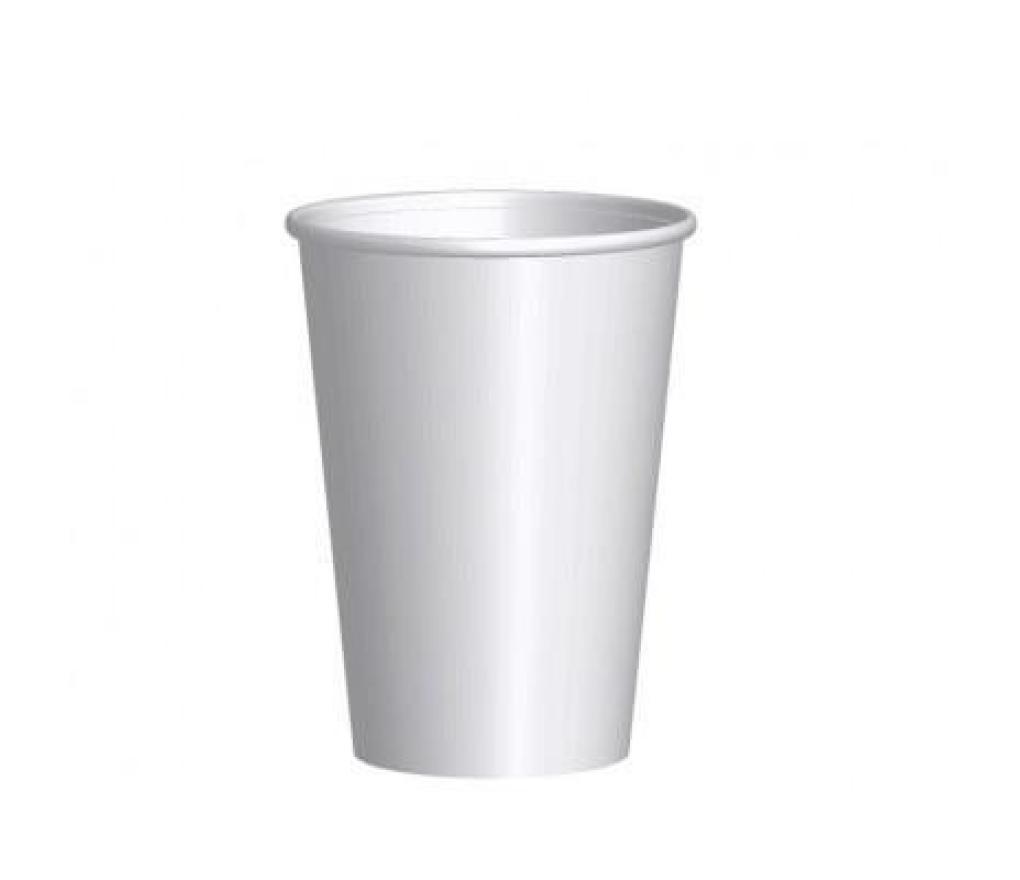 Kartonnen bekers wit 180cc pak/100 - Per pak