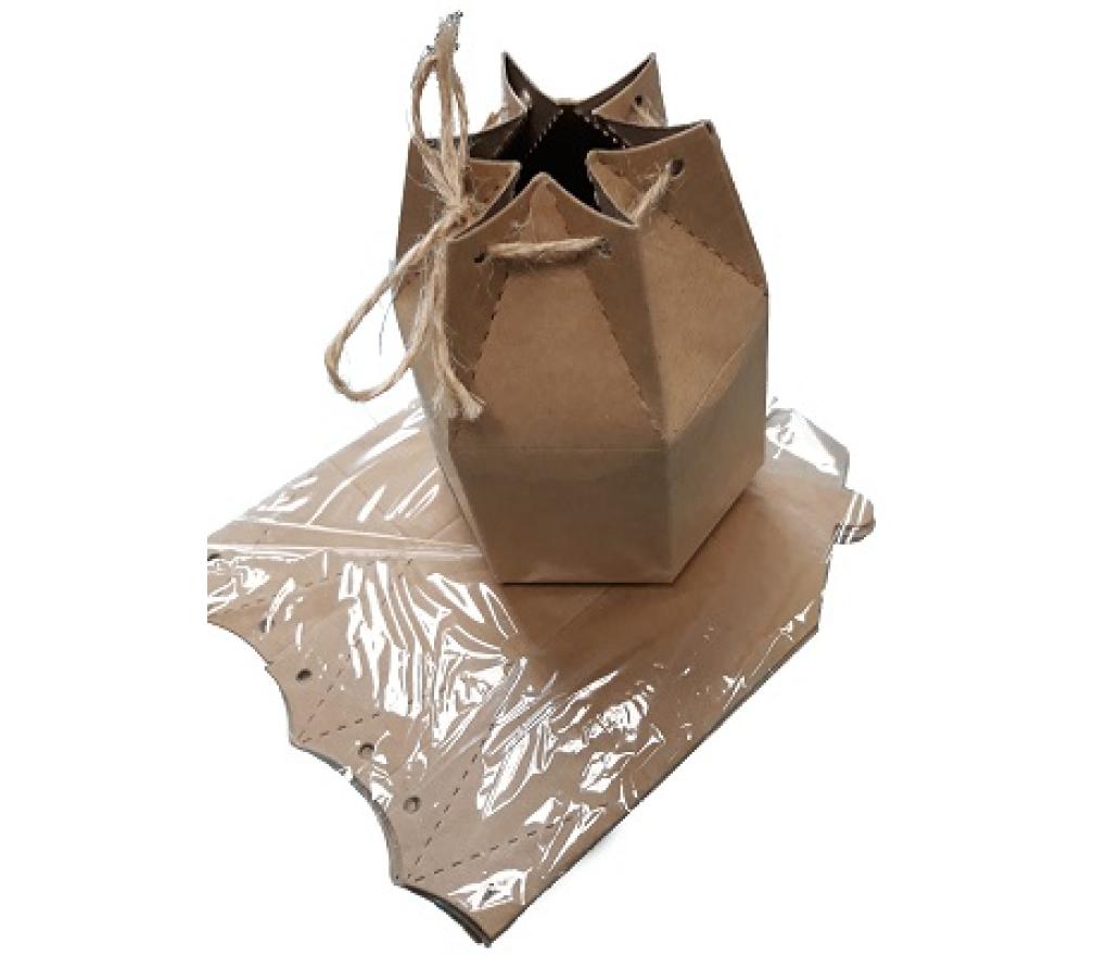 Kartonnen geschenkdoosjes om te decoreren set/6 - Per pak