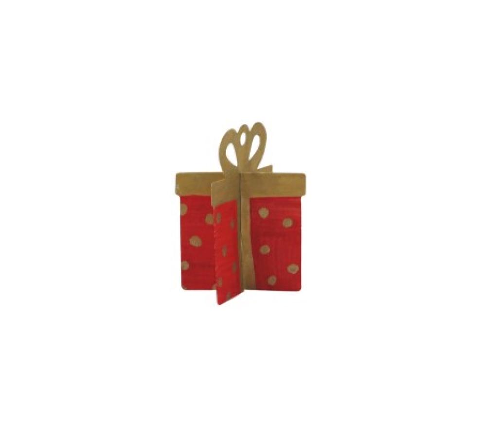 Kartonnen hangers 2D om te decoreren kerst set/25 - Per pak
