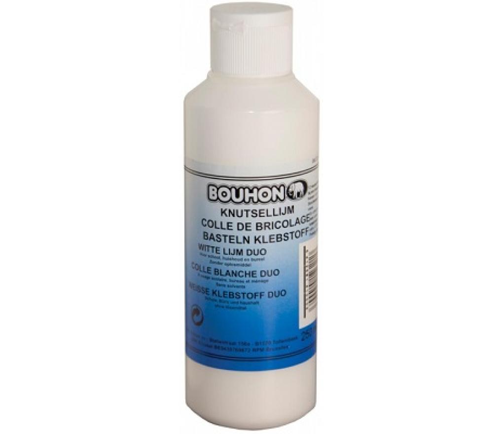 Lijm witte knutsellijm DUO 250 ml - Per stuk