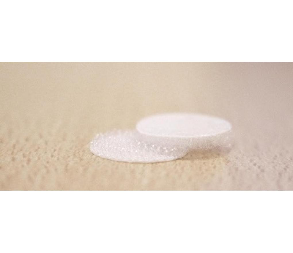 Velcro rond diameter 20 mm zelfklevend zak/24 - Per pak