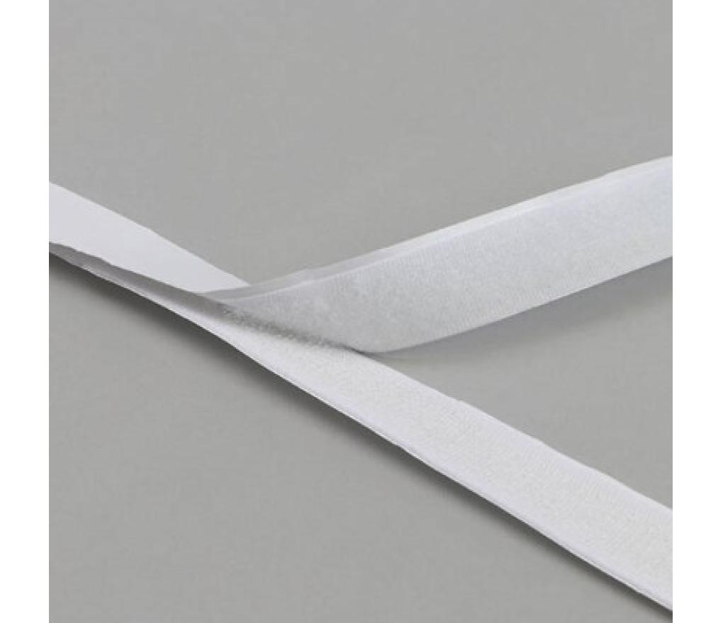 Velcro zelfklevend stof en haakjes 20 mm x 25 m - Per stuk