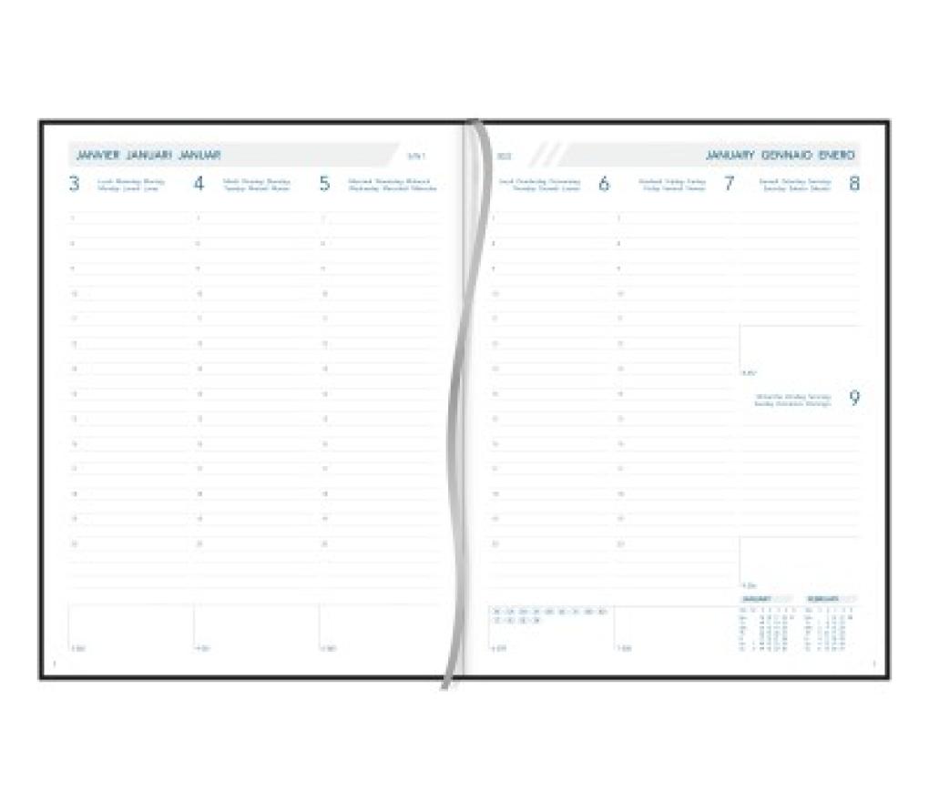 Agenda bureelmodel Business 175 x 225 mm 7D/2P - Per stuk