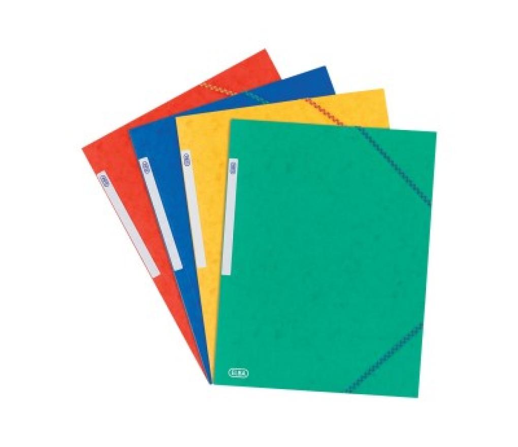Elastomap 3 kleppen A5 Oxford Top File+ karton assorti - Per stuk