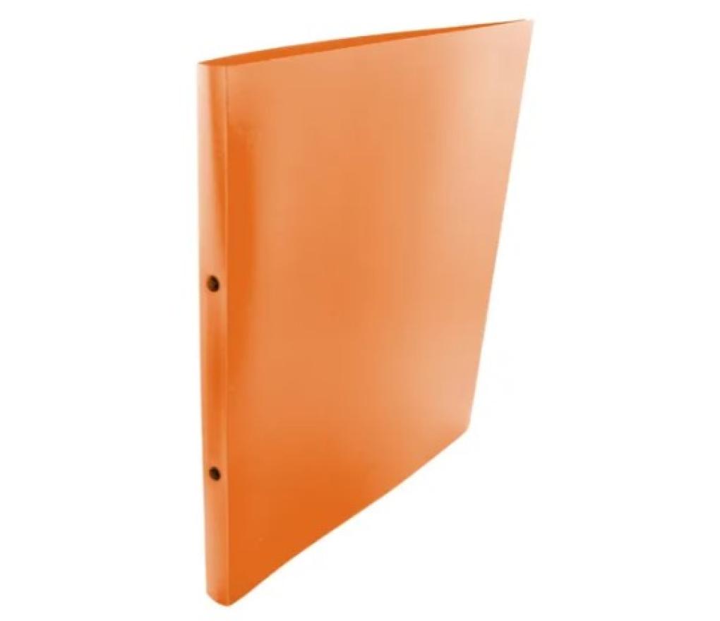 Ringmap A4 2 ringen 16 mm rug 2 cm polypropyleen oranje - Per stuk