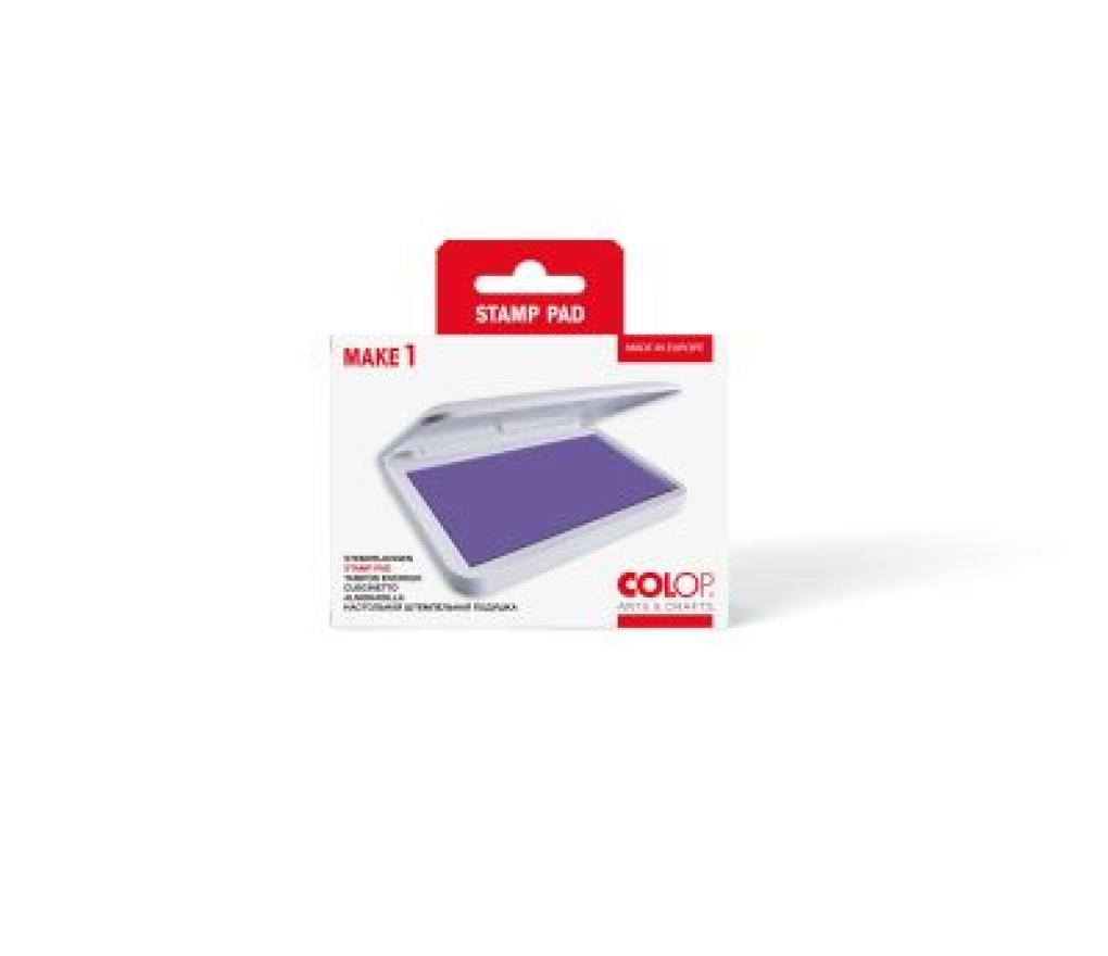 Stempelkussen Colop Make 1 9 x 5 cm waterbasis lovable lavender - Per stuk