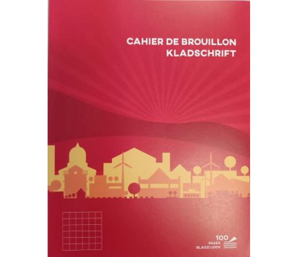 Kladschrift A5 165 x 210 mm houtvrij 48 blad geruit 5 mm + marge - Per stuk