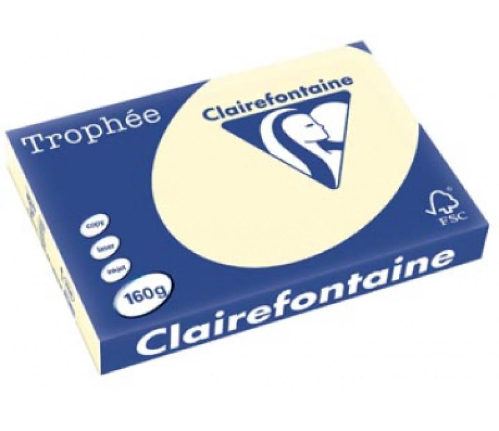 Kopieerpapier A3 160 g CLF Trophée pastel 1108 crème riem/250 - riem
