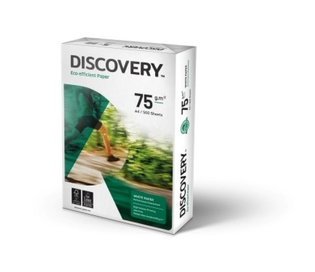 Kopieerpapier A4 75 g Discovery extra wit riem/500 - riem