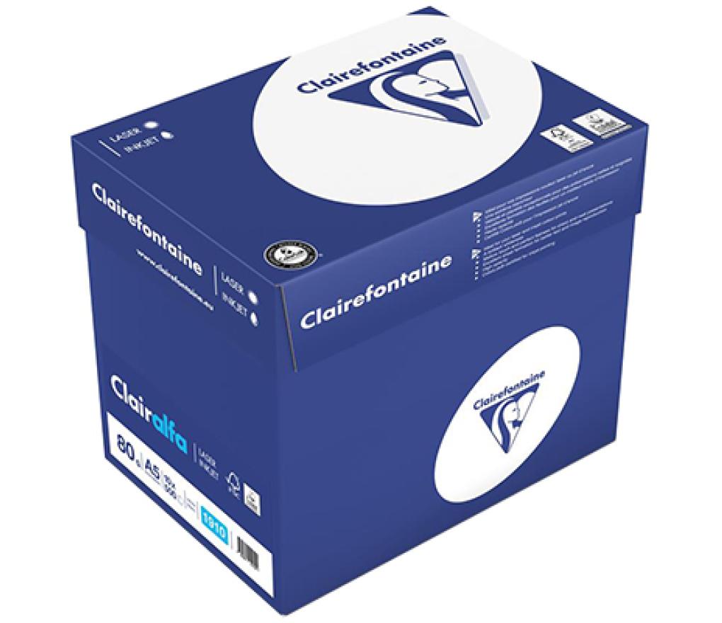 Kopieerpapier A5 80 g CLF extra wit 10 x 500 vel/doos - Per stuk