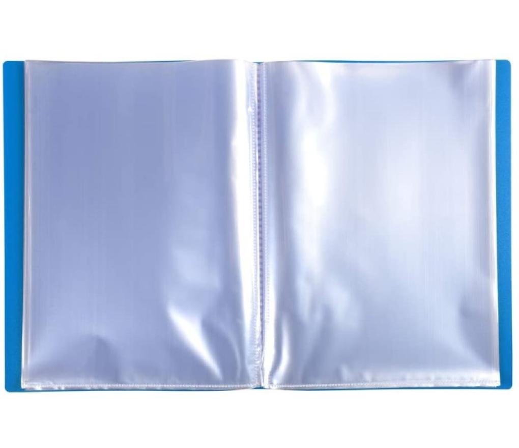 Presentatie album Exacompta 30 pochetten blauw - Per stuk