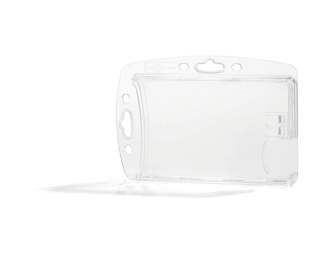 Veiligheidspashouder Durable 8924 voor 2 kaarten 87 x 54 mm - Per stuk