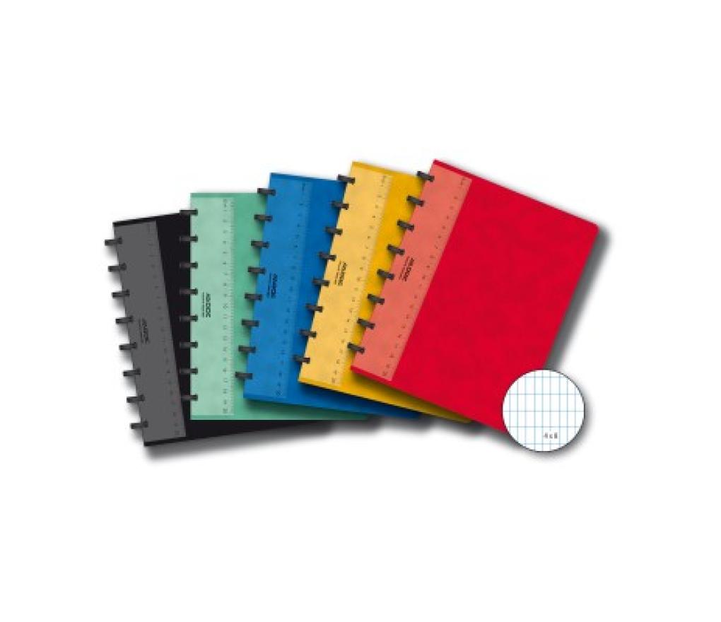 Adoc schrift classic karton assorti A5 72 blad commercieel geruit 4 x 8 mm