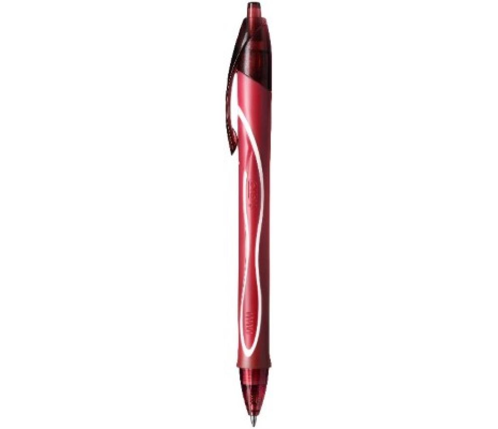 Gelroller Bic Gelocity quick dry rood - Per stuk