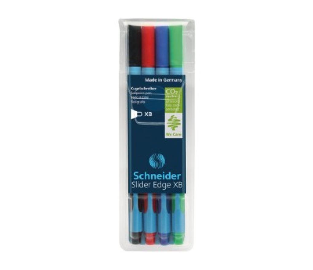 Kogelpen Schneider Slider edge XB 1,4 mm etui/4 - Per pak