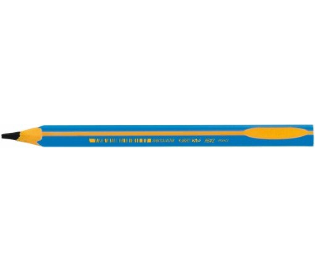 Potlood Bic Kids beginners Evolution grafiet triple HB blauw - Per stuk