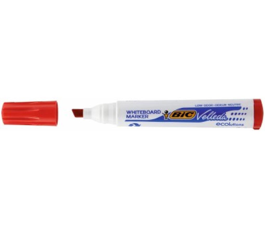 Whiteboardstift Bic Velleda 1751 rood - Per stuk