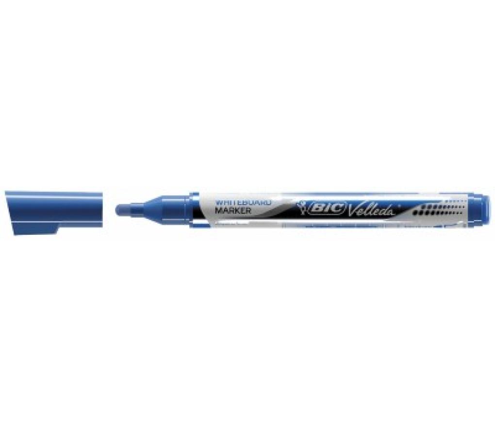 Whiteboardstift Bic Velleda liquid ink pocket blauw - Per stuk
