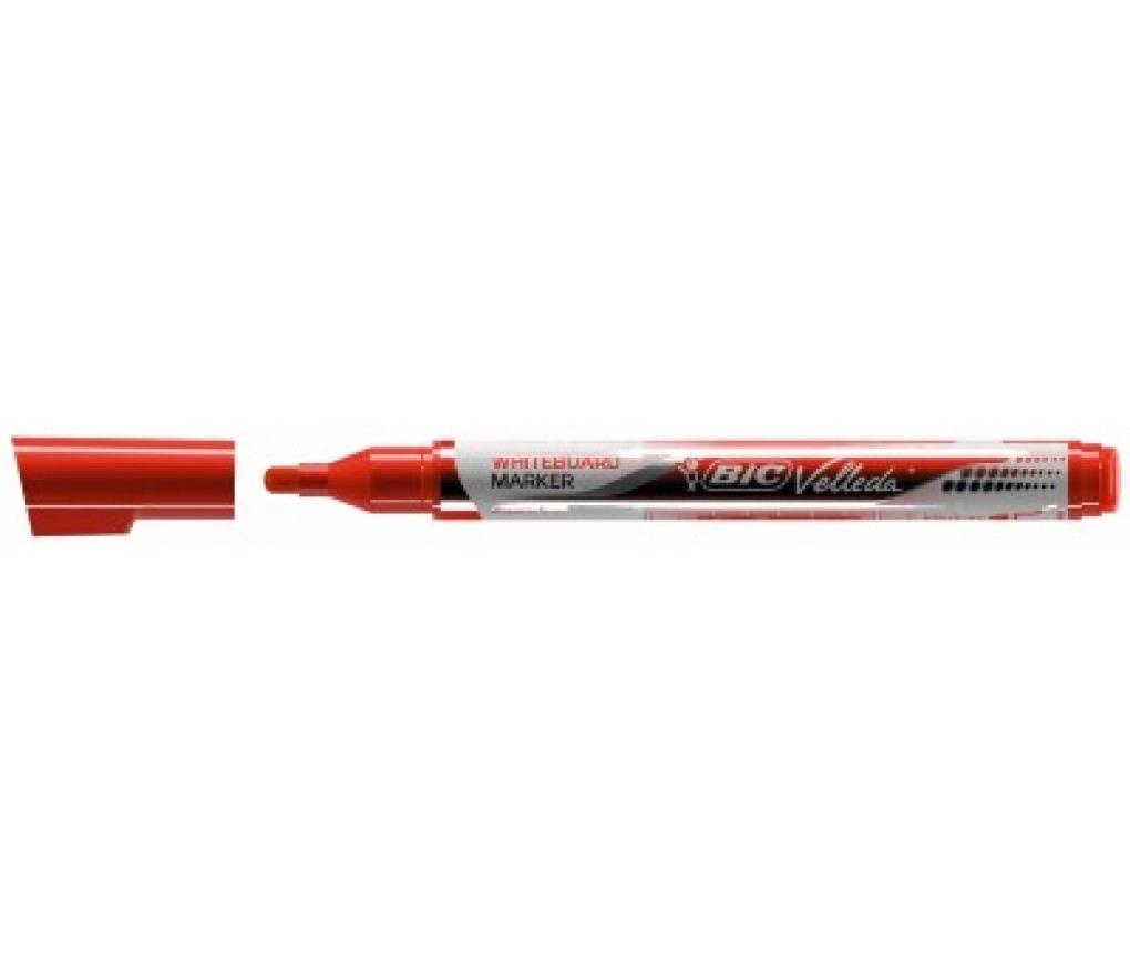 Whiteboardstift Bic Velleda liquid ink pocket rood - Per stuk