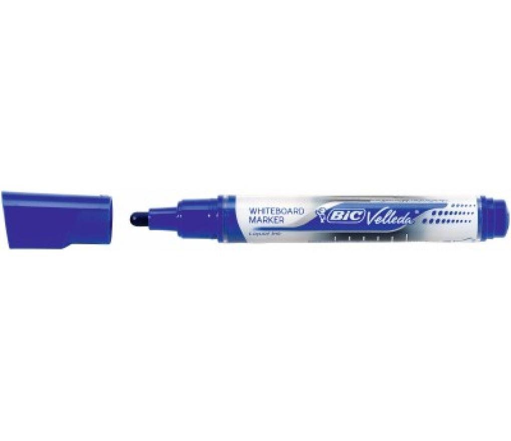 Whiteboardstift Bic Velleda liquid ink tank blauw - Per stuk