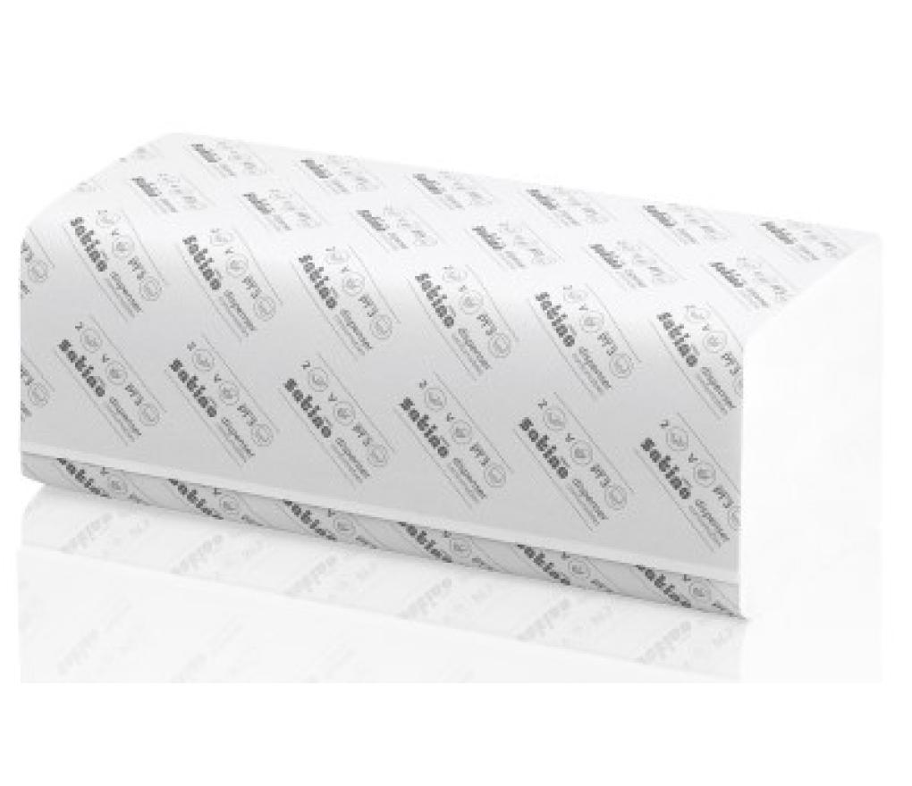Handdoek Satino ZZ-gevouwen 23 x 25 cm comfort recycling 2-laags vel/3200 - Per pak