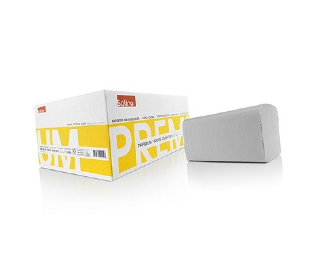Handdoek ZZ-gevouwen 23 x 25 cm recycled 2-laags vel/3000 - Per pak