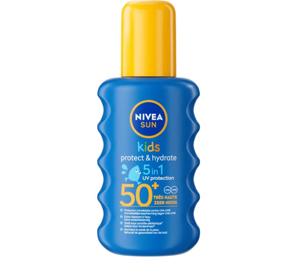 Zonnemelk spray Nivea Kids SPF50+ 200 ml - Per stuk