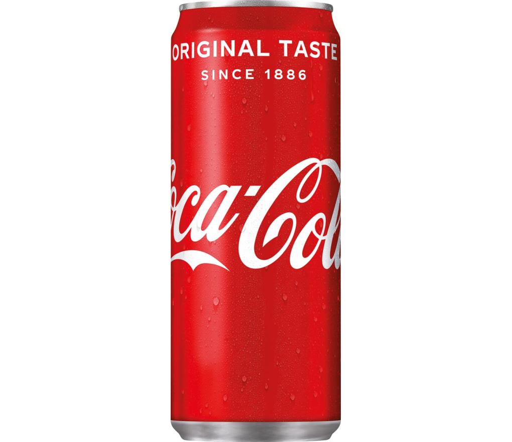 Tray van 24 blikjes Coca Cola 33 cl - Per pak