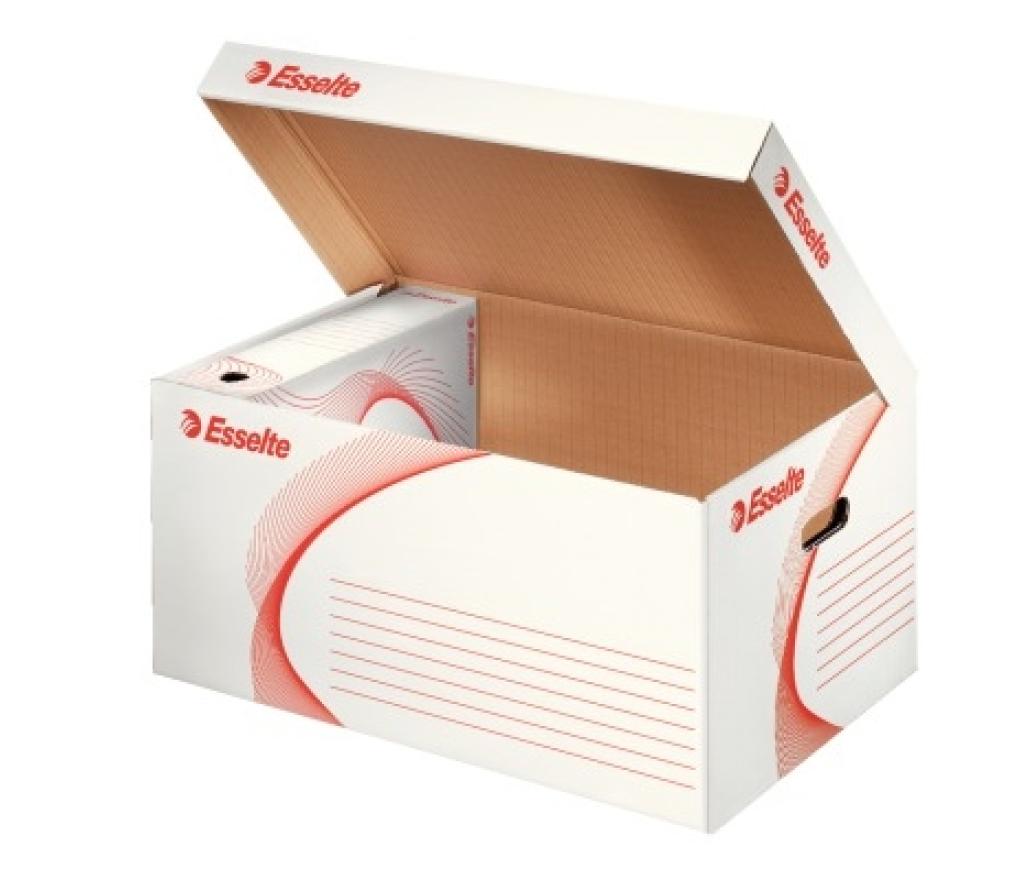 Archiefdoos containerbox Esselte Boxy met klapdeksel 36,5 x 55 x 25,5 cm - Per stuk