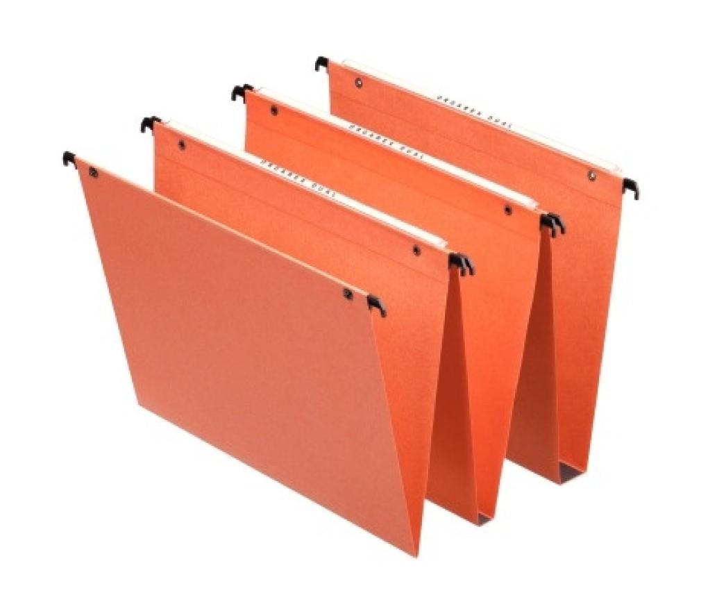 Hangmap Uniscope Dual verticaal AZO lade 330/250/V oranje doos/25 - Per pak