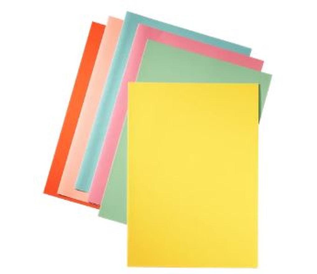 Hemdmap A4 80 g geel pak/250 - Per pak