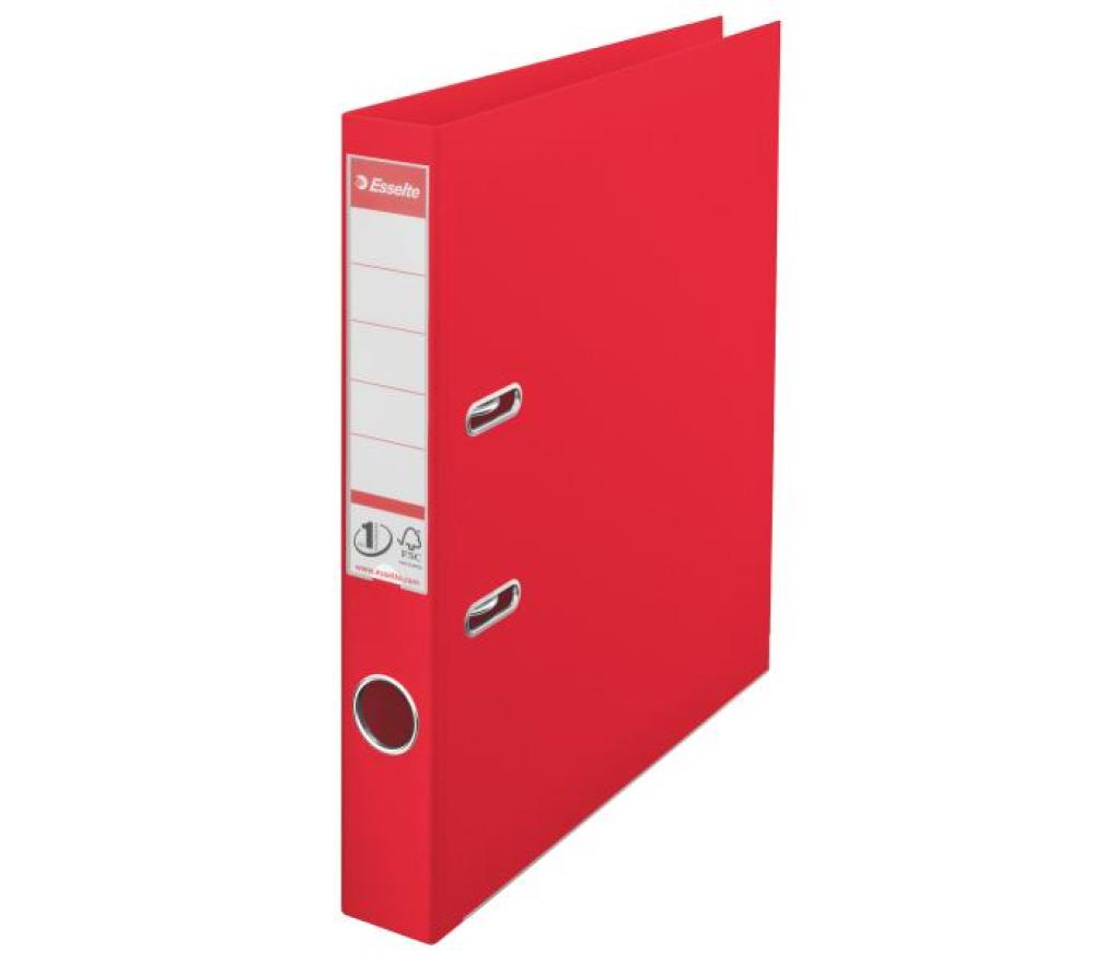 Klasseur A4 Esselte No.1 Power plastic 5 cm rood - Per stuk