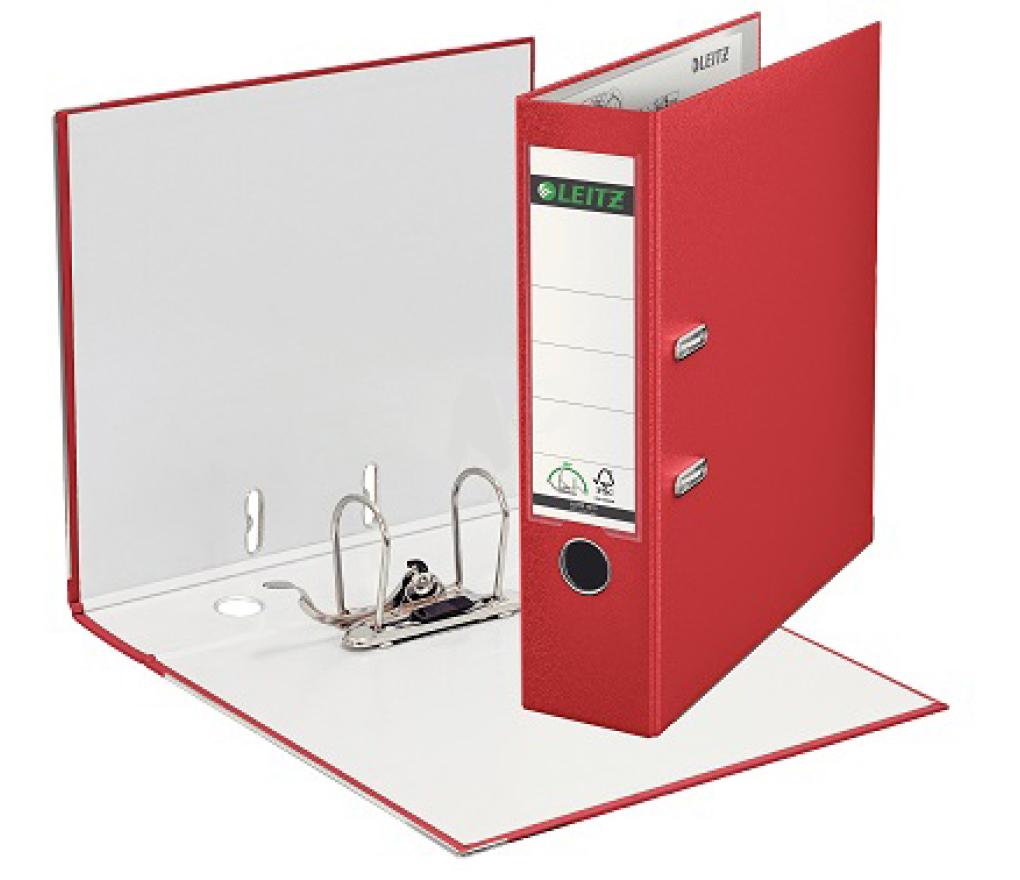 Klasseur A4 Leitz 1010 plastic 8 cm rood - Per stuk