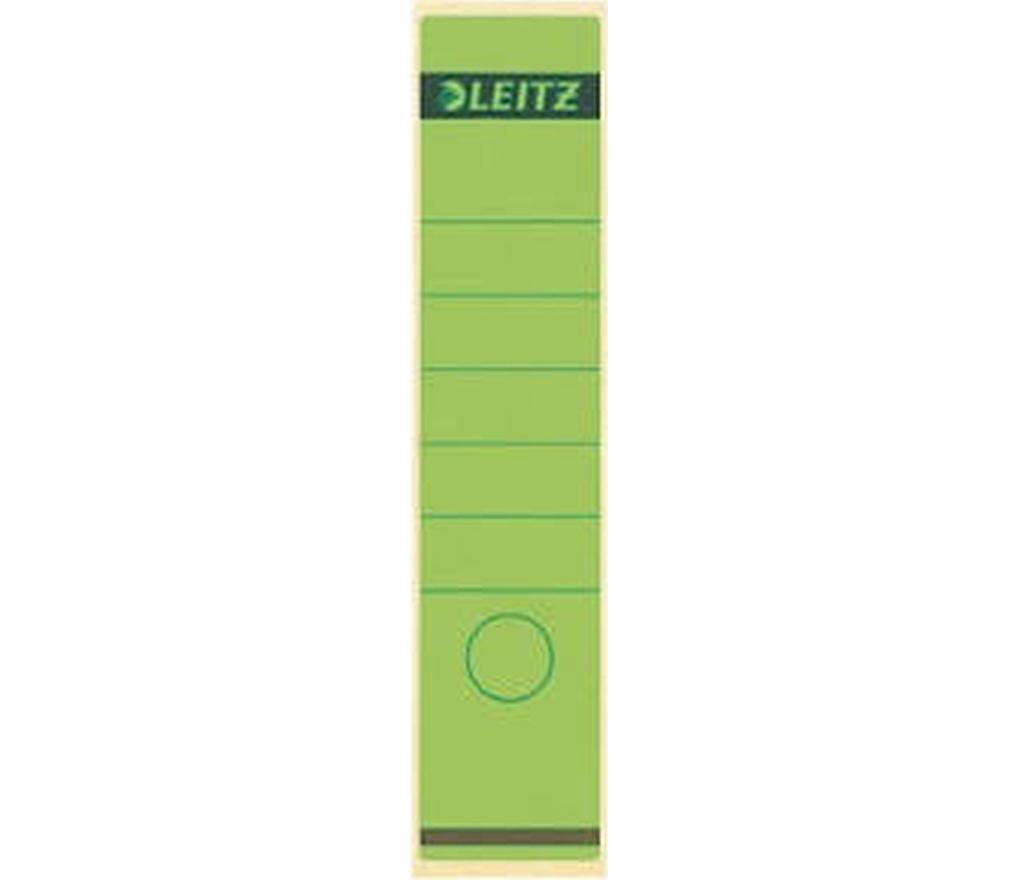 Rugetiket Leitz 1640 7 x 29 cm groen zelfklevend pak/10 - Per pak