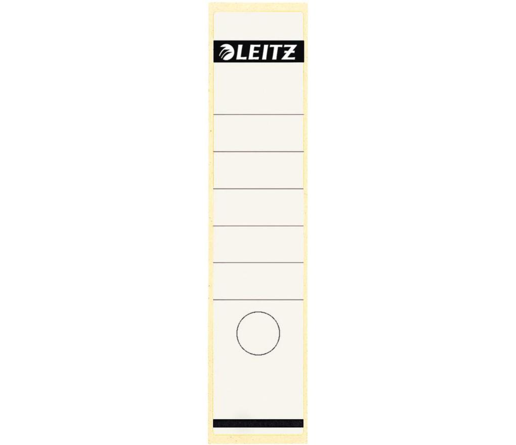 Rugetiket Leitz 1640 7 x 29 cm wit zelfklevend pak/10 - Per pak