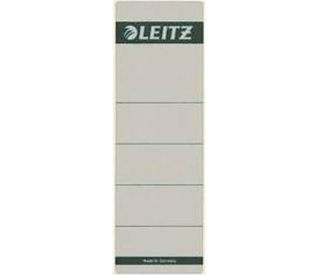 Rugetiket Leitz 1642 7 x 19 cm grijs zelfklevend pak/10 - Per pak