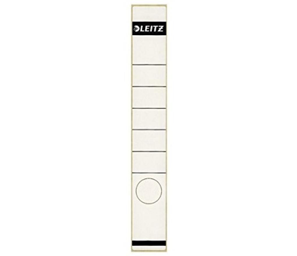 Rugetiket Leitz 1648 4 x 29 cm wit zelfklevend pak/10 - Per pak