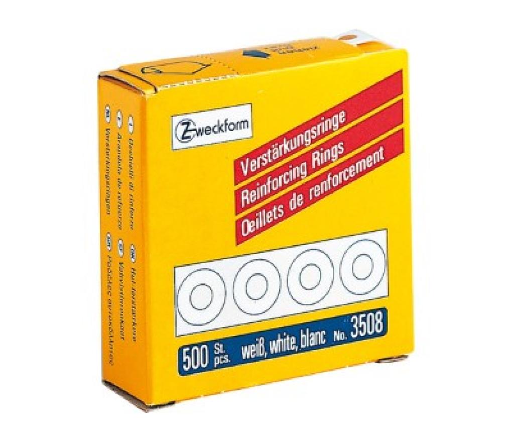 Versterkingsringen Avery wit dispenser van stuks/500 - Per pak