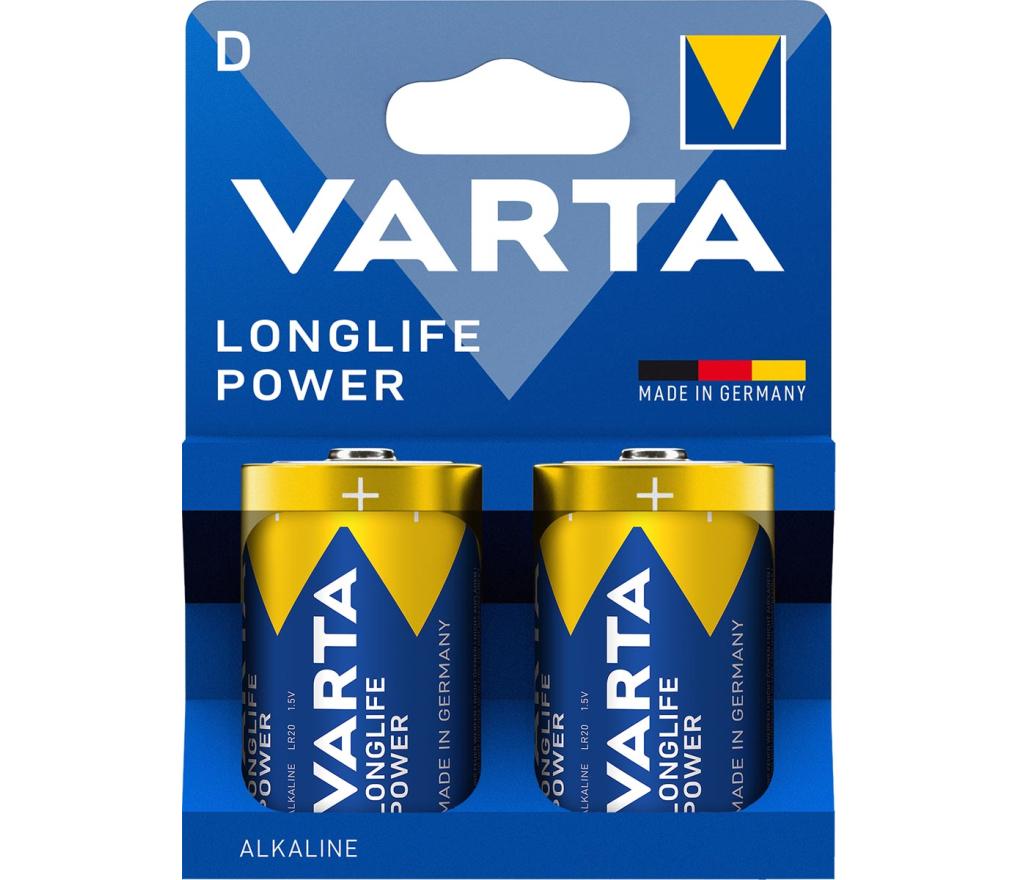 Batterij Varta LR20 D Longlife power blister/2 - Per pak